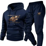 Conjunto de sudadera con capucha y jogger para hombre con estampado | Ropa de hombre · Omeda.es
