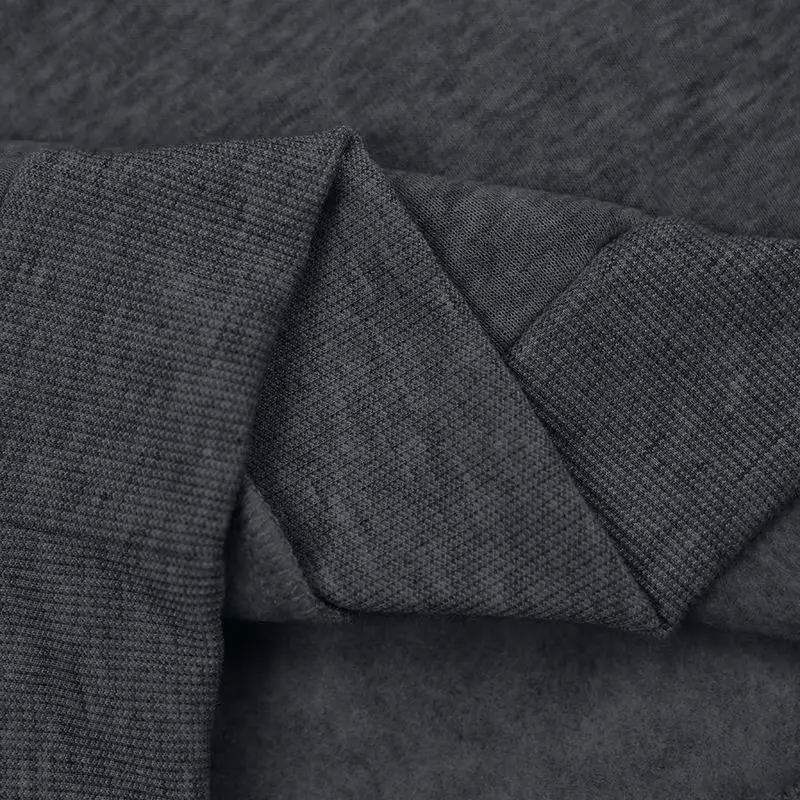 Conjunto de sudadera con capucha de lana para hombre, Color sólido, | Ropa de hombre · Omeda.es - Imagen 13