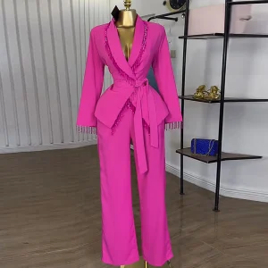 Conjuntos de dos piezas Conjunto de pantalón llamativo para mujer con | Ropa de mujer · Omeda.es