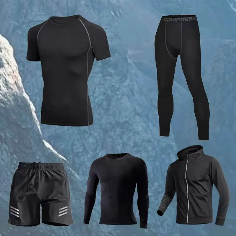 Conjuntos de entrenamiento para hombre, 5 piezas, traje de | Ropa de hombre · Omeda.es - Imagen 2