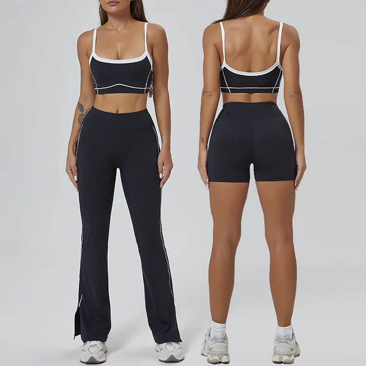 Conjuntos de Yoga sin costuras para mujer, pantalones acampanados de | Ropa de mujer · Omeda.es - Imagen 6