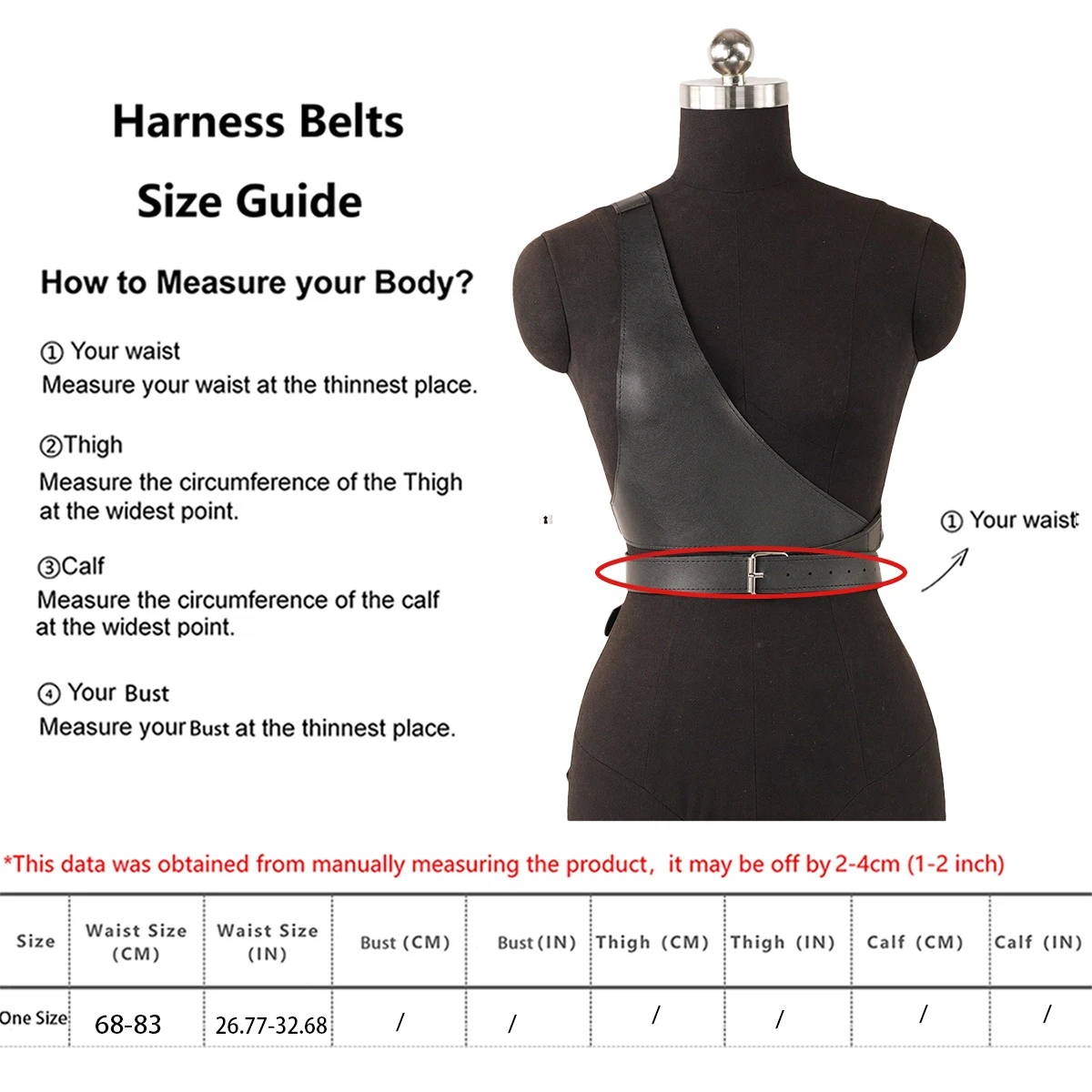 Corsés para mujer, cinturón ancho gótico de cuero PU, corsé debajo | Accesorios de moda · Omeda.es - Imagen 3