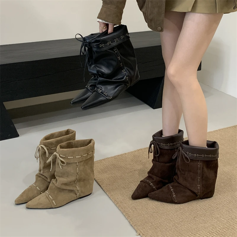 Diseñador De moda Punk Vintage mujeres hasta la rodilla Botas con | Zapatos y calzado · Omeda.es - Imagen 3