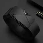 Elegante cinturón de cuero PU para hombre: cinturones de moda para la | Accesorios de moda · Omeda.es