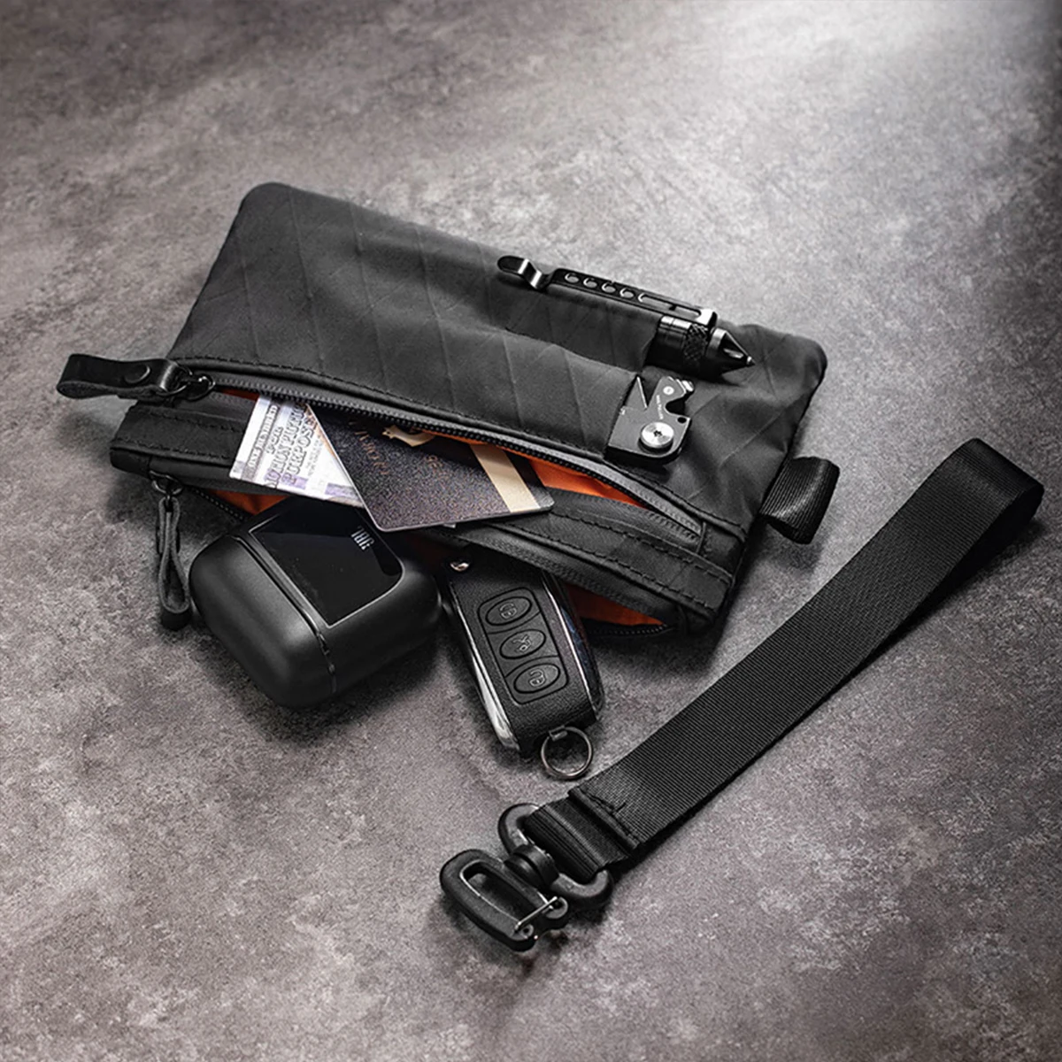 Embrague con cremallera y pulsera, porta pasaporte, cartera con | Accesorios de moda · Omeda.es - Imagen 9