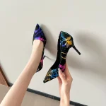 Europeo y americano 2025 nuevos tacones de aguja sexis puntiagudos 8 | Zapatos y calzado · Omeda.es