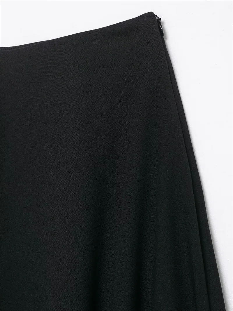 Falda de mujer 2025 otoño nueva llegada Color sólido textura satinada | Ropa de mujer · Omeda.es - Imagen 11