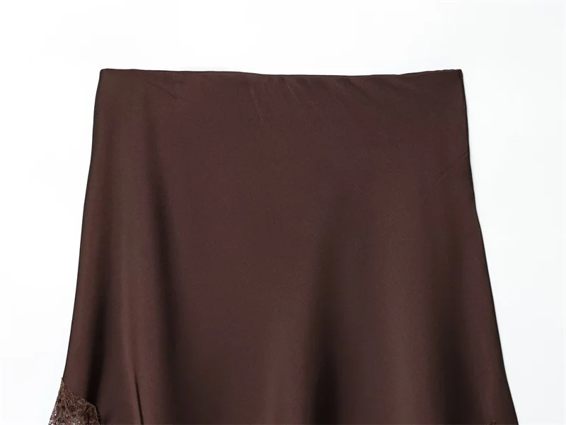 Falda de mujer 2025 otoño nueva llegada Color sólido textura satinada | Ropa de mujer · Omeda.es - Imagen 22