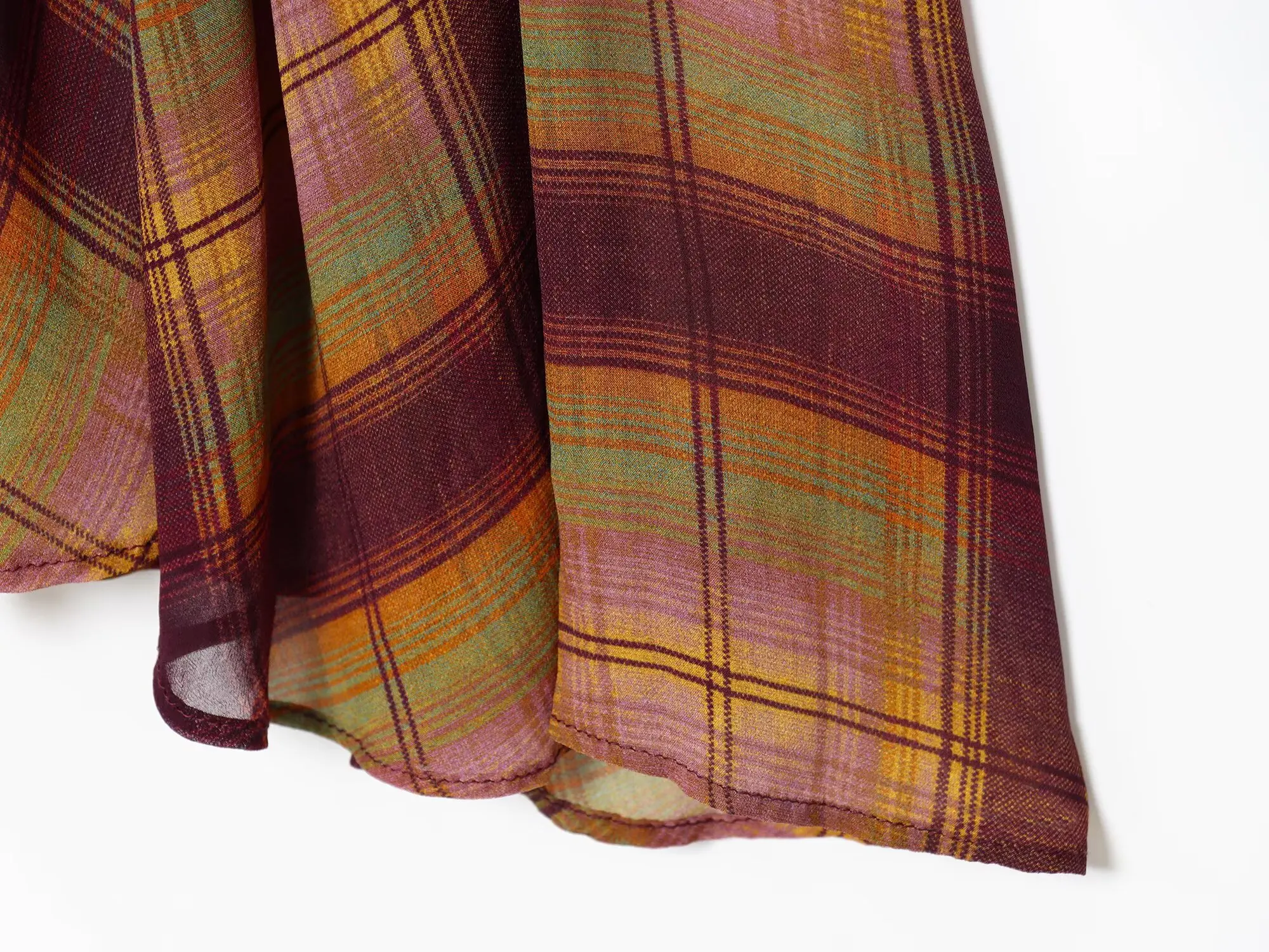 Faldas de cintura alta para mujer, faldas con estampado a cuadros con | Ropa de mujer · Omeda.es - Imagen 13