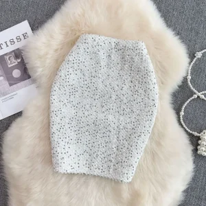 Faldas elegantes de lentejuelas para mujer, falda Formal de oficina | Ropa de mujer · Omeda.es