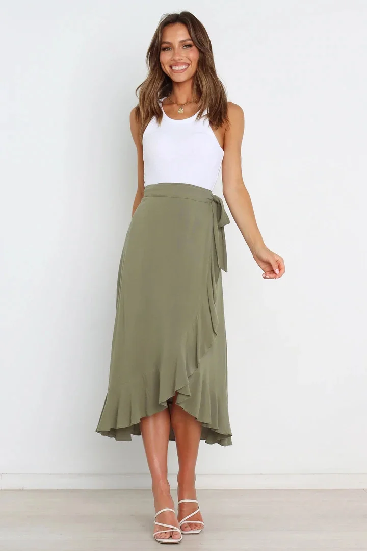 Faldas largas para mujer, moda de verano 2025, con cordones, | Ropa de mujer · Omeda.es - Imagen 14