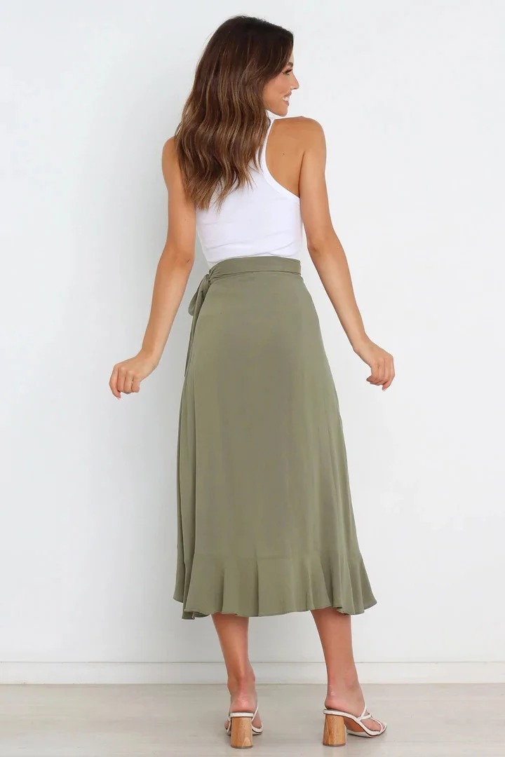 Faldas largas para mujer, moda de verano 2025, con cordones, | Ropa de mujer · Omeda.es - Imagen 18