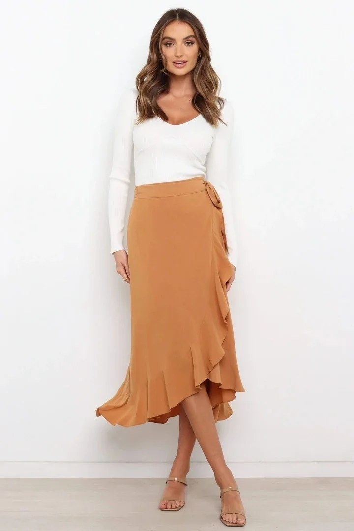 Faldas largas para mujer, moda de verano 2025, con cordones, | Ropa de mujer · Omeda.es - Imagen 27