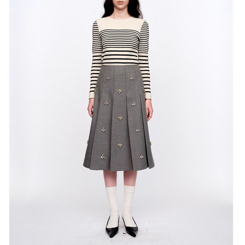 Faldas para Mujer 2025, Faldas para Mujer, traje gris, cintura alta, | Ropa de mujer · Omeda.es - Imagen 4