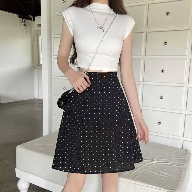 Faldas para mujer de cintura alta por debajo de la rodilla falda roja | Ropa de mujer · Omeda.es - Imagen 8