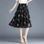 Faldas para mujer, falda de gasa para mujer, Floral, Midi, verano, | Ropa de mujer · Omeda.es