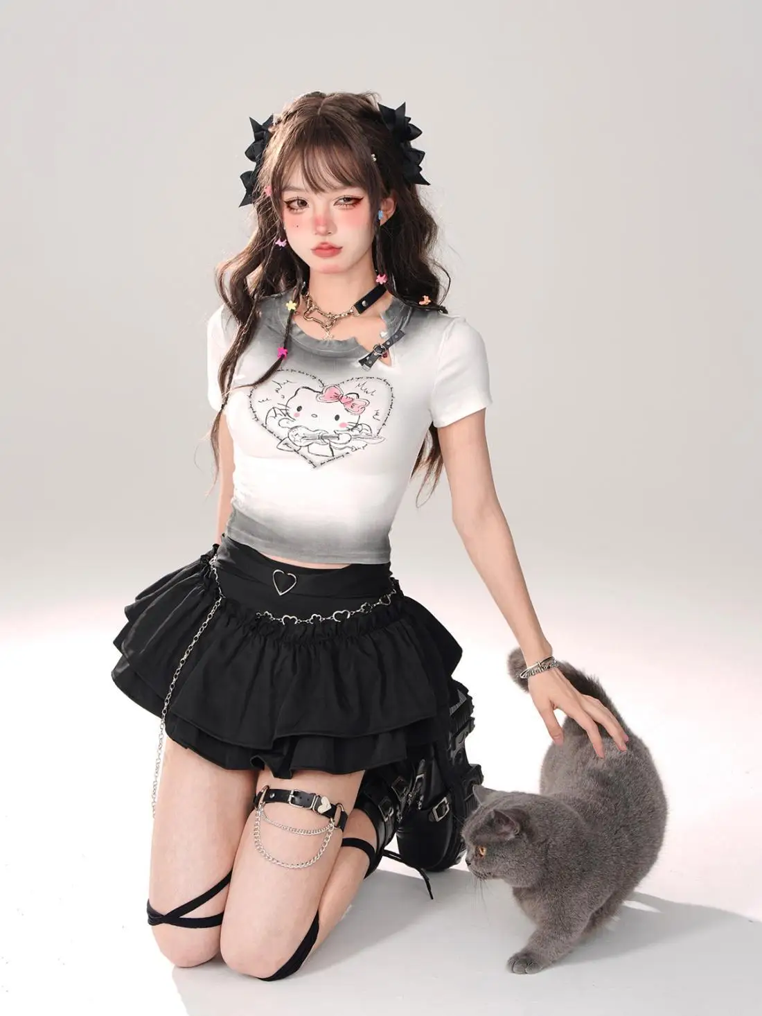 Faldas con volantes para mujer, cintura alta, diseño elegante, ropa | Ropa de mujer · Omeda.es - Imagen 11