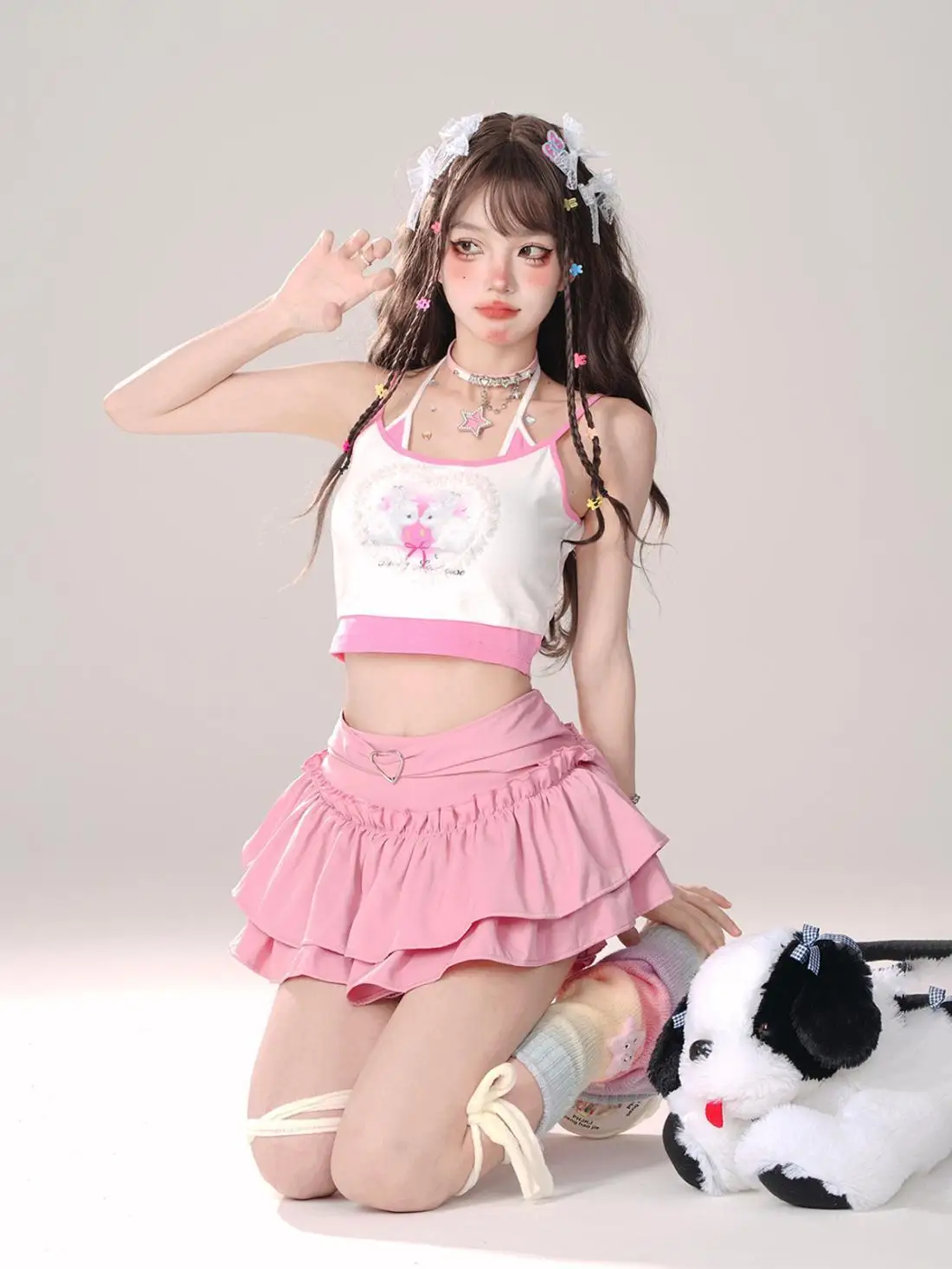 Faldas con volantes para mujer, cintura alta, diseño elegante, ropa | Ropa de mujer · Omeda.es - Imagen 37