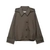 Gabardina corta para mujer, abrigo informal holgado con capucha lisa, | Ropa de mujer · Omeda.es