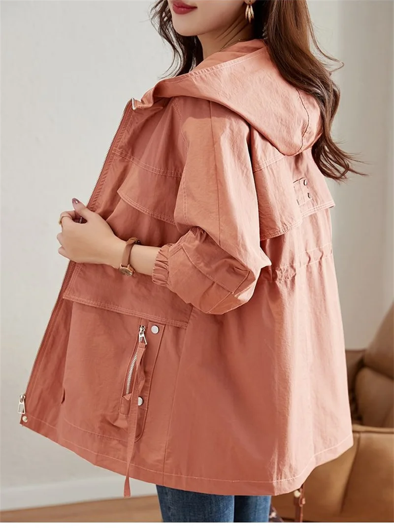 Gabardina holgada de estilo coreano para mujer, abrigo largo medio, | Ropa de mujer · Omeda.es - Imagen 8