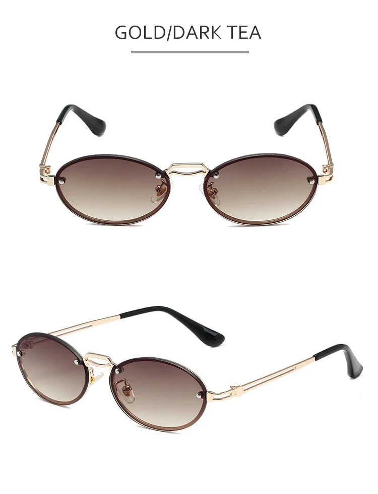 Gafas de sol ovaladas para hombre y mujer, lentes de sol con | Accesorios de moda · Omeda.es - Imagen 11