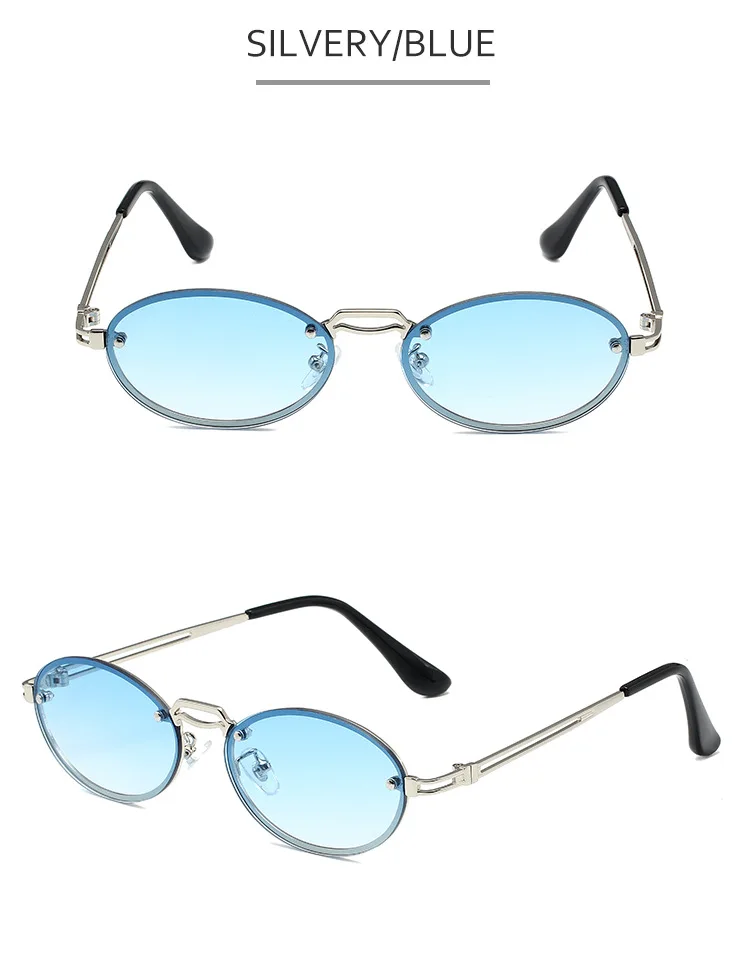 Gafas de sol ovaladas para hombre y mujer, lentes de sol con | Accesorios de moda · Omeda.es - Imagen 13