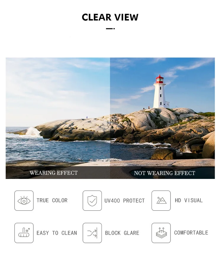 Gafas de sol ovaladas para hombre y mujer, lentes de sol con | Accesorios de moda · Omeda.es - Imagen 3