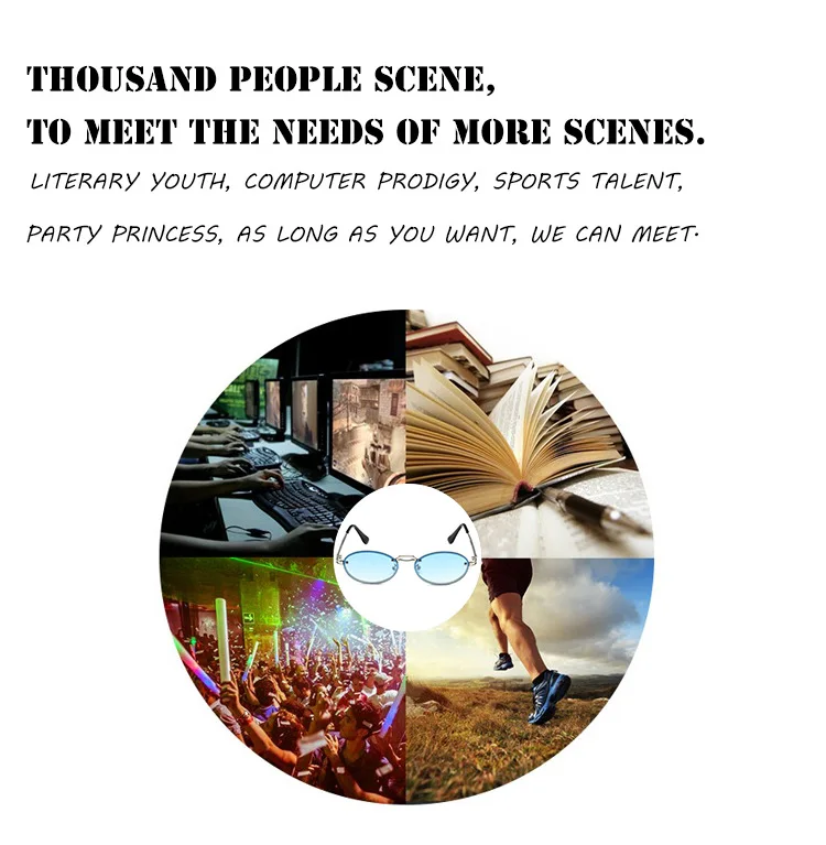 Gafas de sol ovaladas para hombre y mujer, lentes de sol con | Accesorios de moda · Omeda.es - Imagen 4