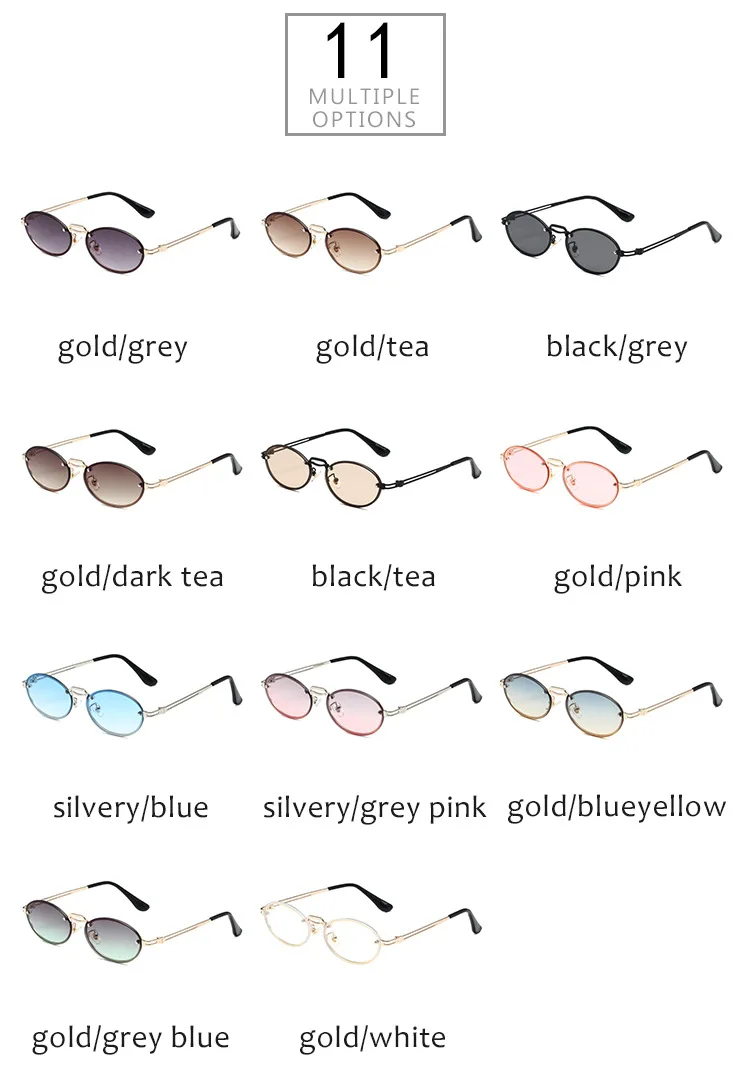 Gafas de sol ovaladas para hombre y mujer, lentes de sol con | Accesorios de moda · Omeda.es - Imagen 7