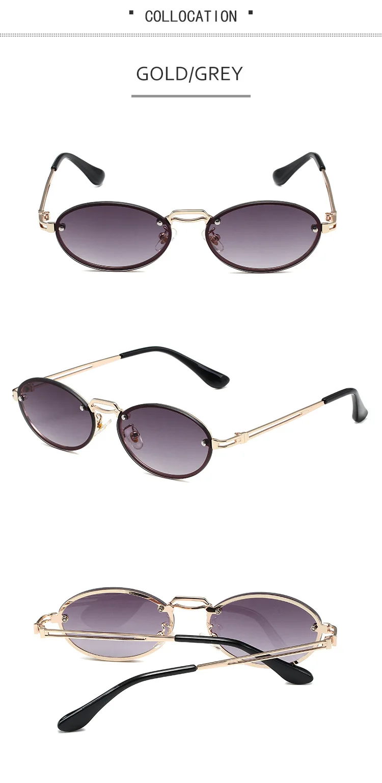 Gafas de sol ovaladas para hombre y mujer, lentes de sol con | Accesorios de moda · Omeda.es - Imagen 8