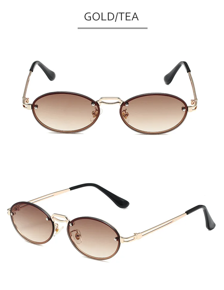 Gafas de sol ovaladas para hombre y mujer, lentes de sol con | Accesorios de moda · Omeda.es - Imagen 9