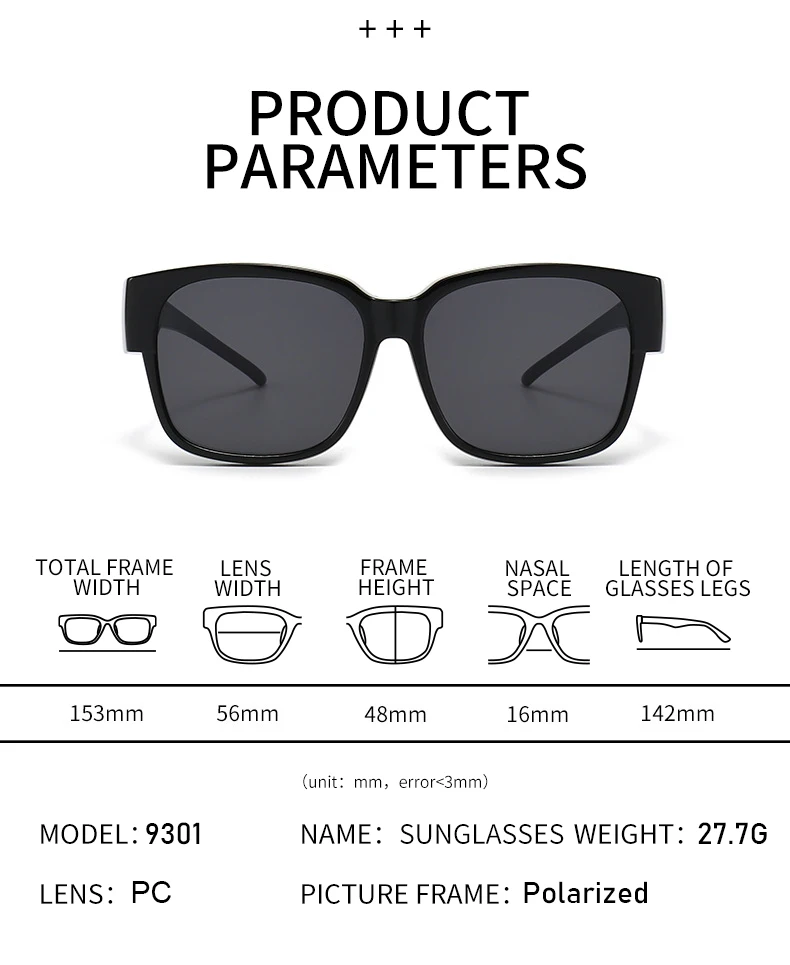 Gafas de sol polarizadas para hombre y mujer, lentes graduadas para | Accesorios de moda · Omeda.es - Imagen 11