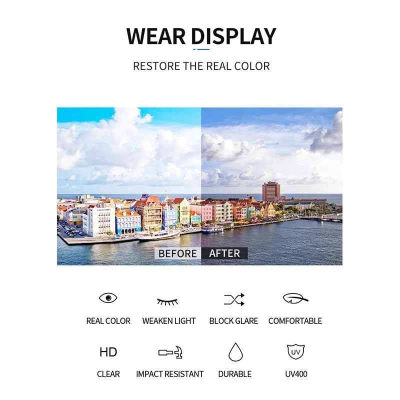 Gafas de sol polarizadas para hombre y mujer, lentes graduadas para | Accesorios de moda · Omeda.es - Imagen 6