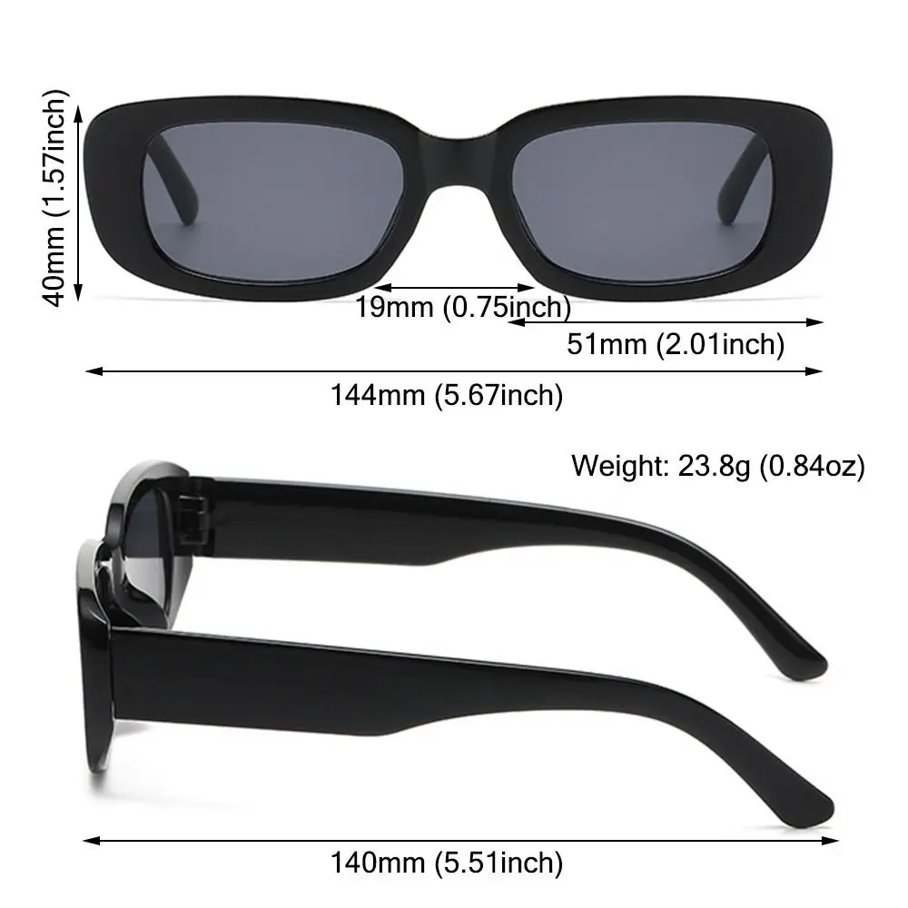 Gafas de sol rectangulares Retro para mujeres y hombres, gafas de sol | Accesorios de moda · Omeda.es - Imagen 4