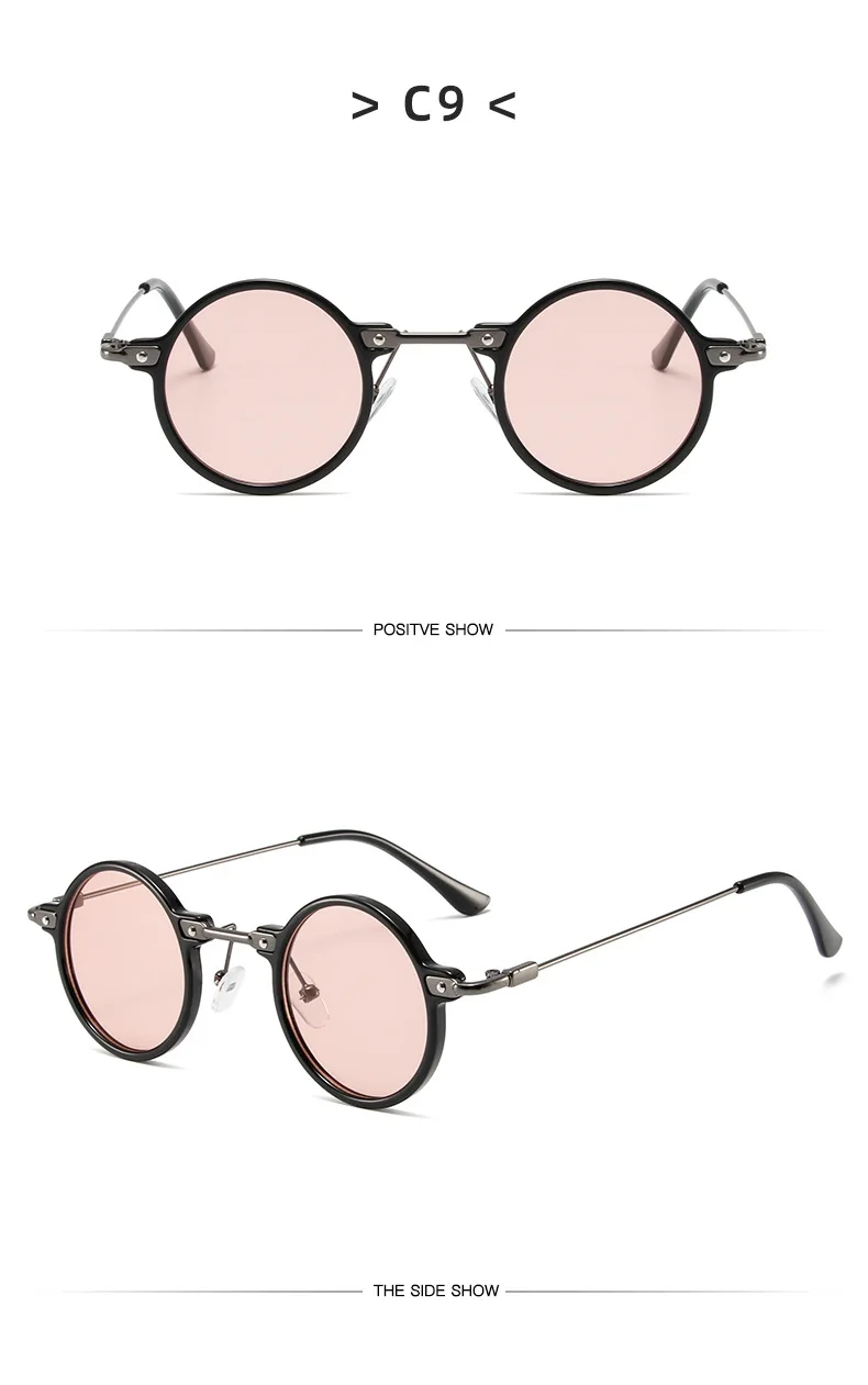 Gafas De Sol redondas para hombre y mujer, lentes Retro Steampunk, De | Accesorios de moda · Omeda.es - Imagen 16