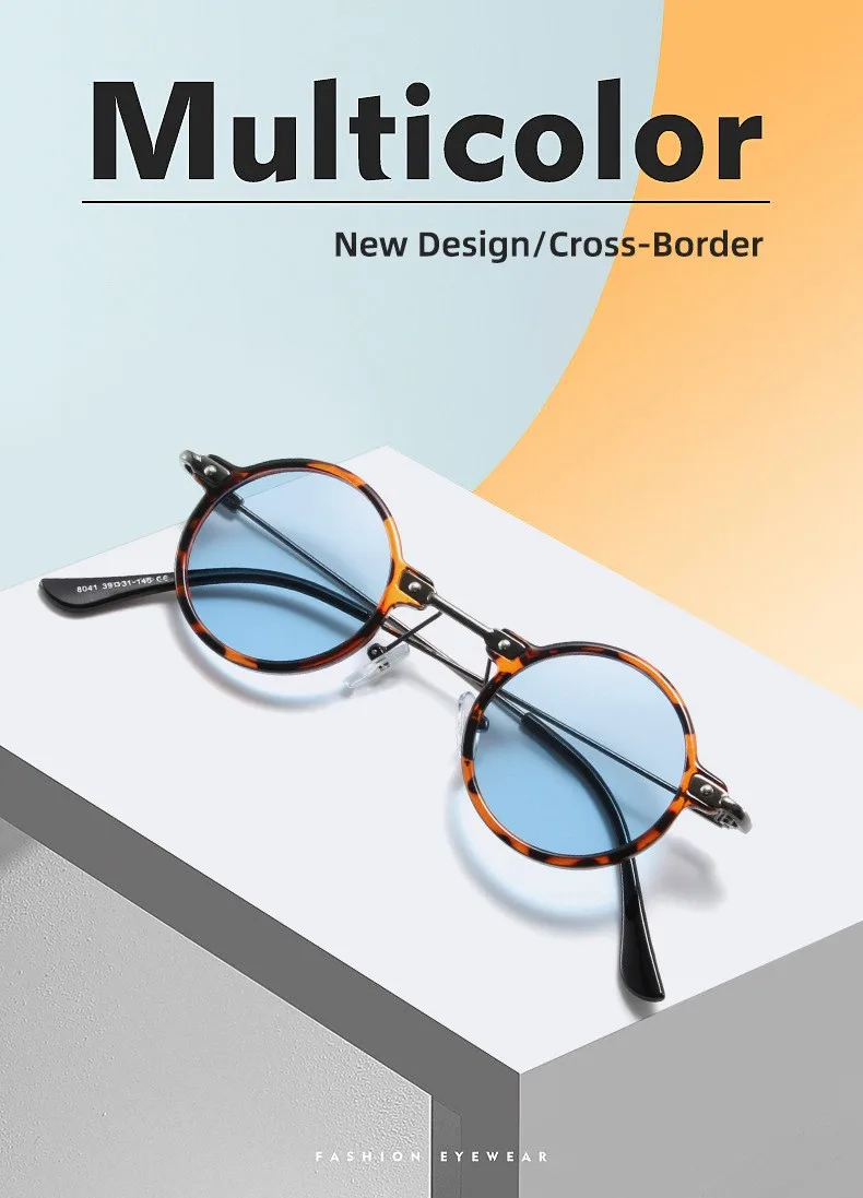 Gafas De Sol redondas para hombre y mujer, lentes Retro Steampunk, De | Accesorios de moda · Omeda.es - Imagen 4