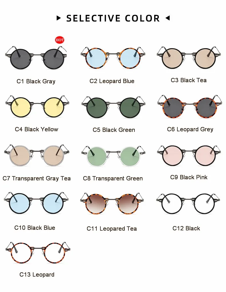Gafas De Sol redondas para hombre y mujer, lentes Retro Steampunk, De | Accesorios de moda · Omeda.es - Imagen 6