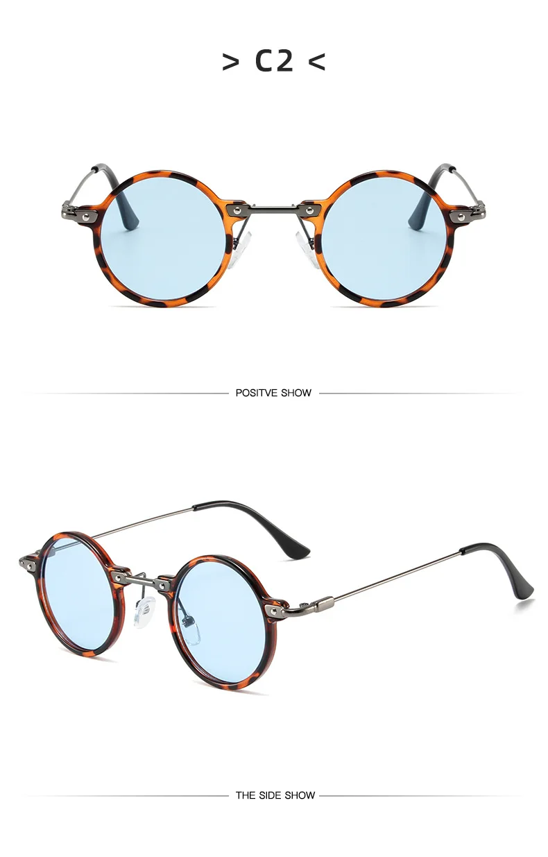 Gafas De Sol redondas para hombre y mujer, lentes Retro Steampunk, De | Accesorios de moda · Omeda.es - Imagen 9