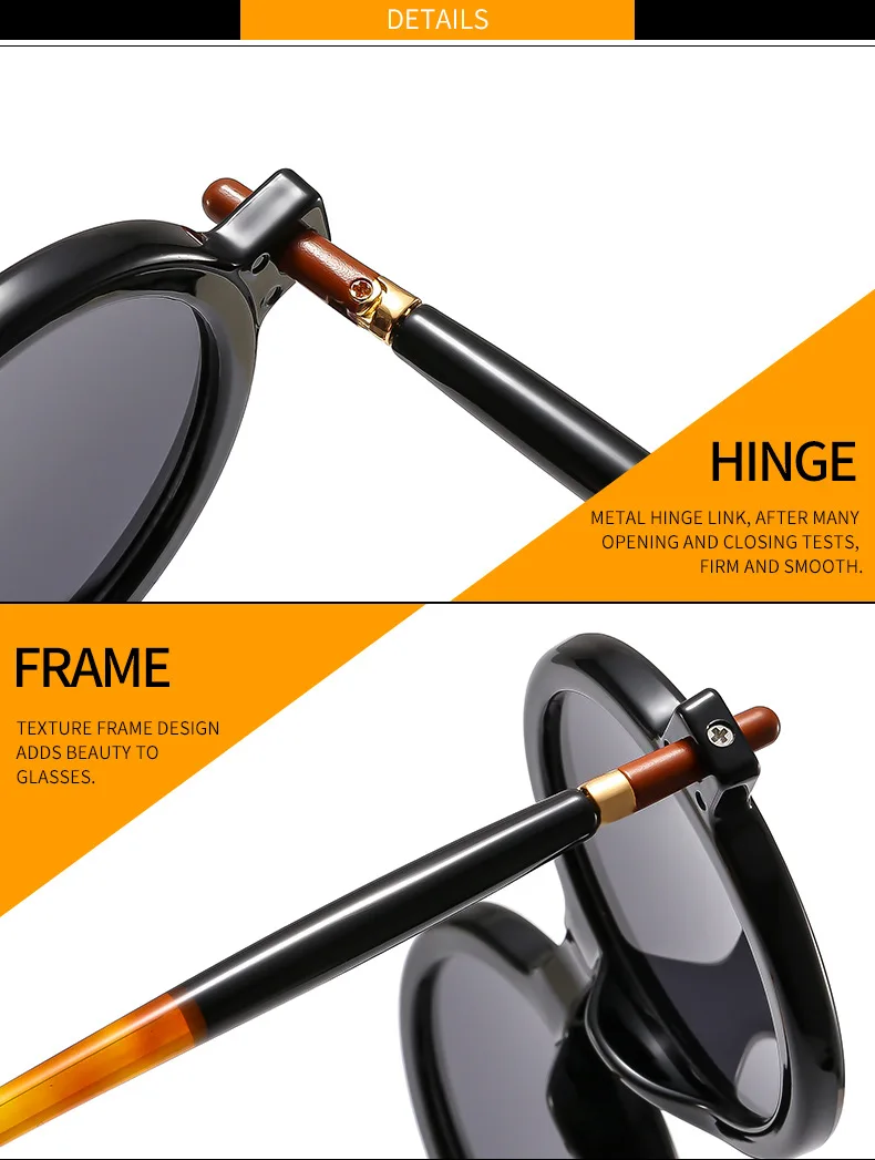 Gafas De Sol redondas Retro para Hombre, Gafas De Sol De moda Vintage | Accesorios de moda · Omeda.es - Imagen 20