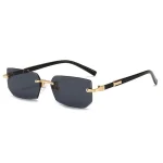 Gafas de sol Retro sin montura para hombre y mujer, lentes de corte | Accesorios de moda · Omeda.es