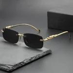 Gafas de sol sin marco para hombres y mujeres Gafas de sol clásicas | Accesorios de moda · Omeda.es