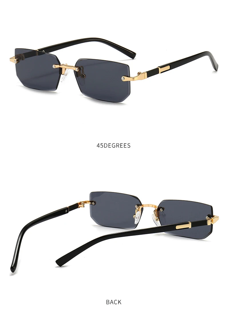 Gafas de sol sin montura a la moda para hombres y mujeres, gafas de | Accesorios de moda · Omeda.es - Imagen 13