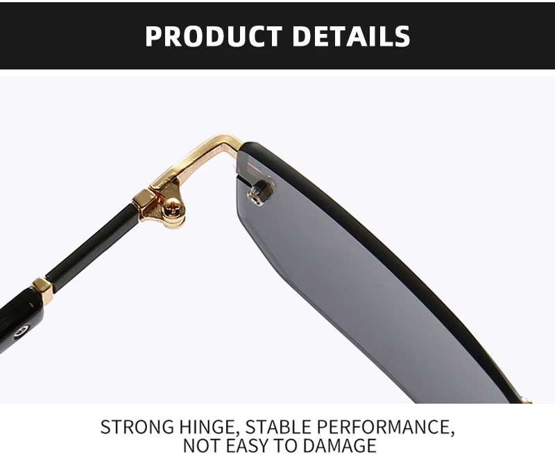 Gafas de sol sin montura a la moda para hombres y mujeres, gafas de | Accesorios de moda · Omeda.es - Imagen 7