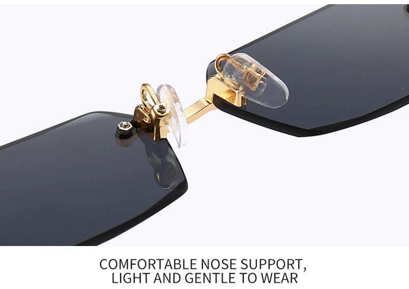 Gafas de sol sin montura a la moda para hombres y mujeres, gafas de | Accesorios de moda · Omeda.es - Imagen 8