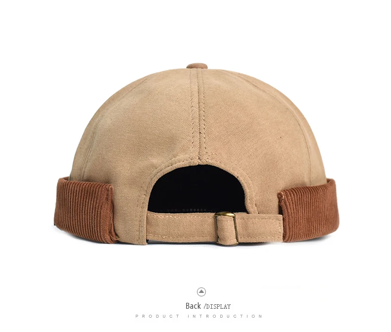 Gorro Bocca sin visera Docker, sombreros sin ala, cúpula de pana para | Accesorios de moda · Omeda.es - Imagen 7