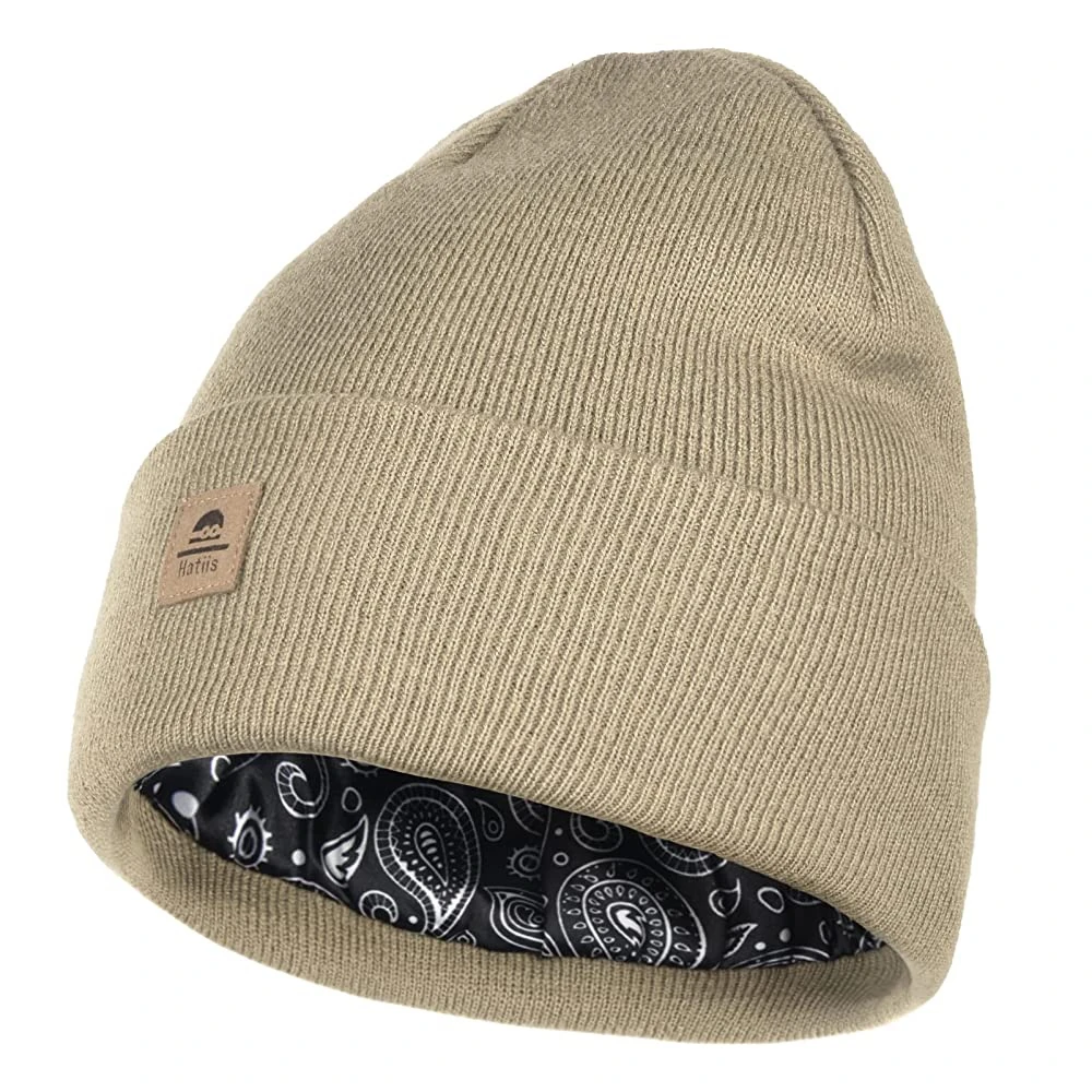 Gorro festoneado, gorro cálido tejido con puño plegable, accesorio de | Accesorios de moda · Omeda.es