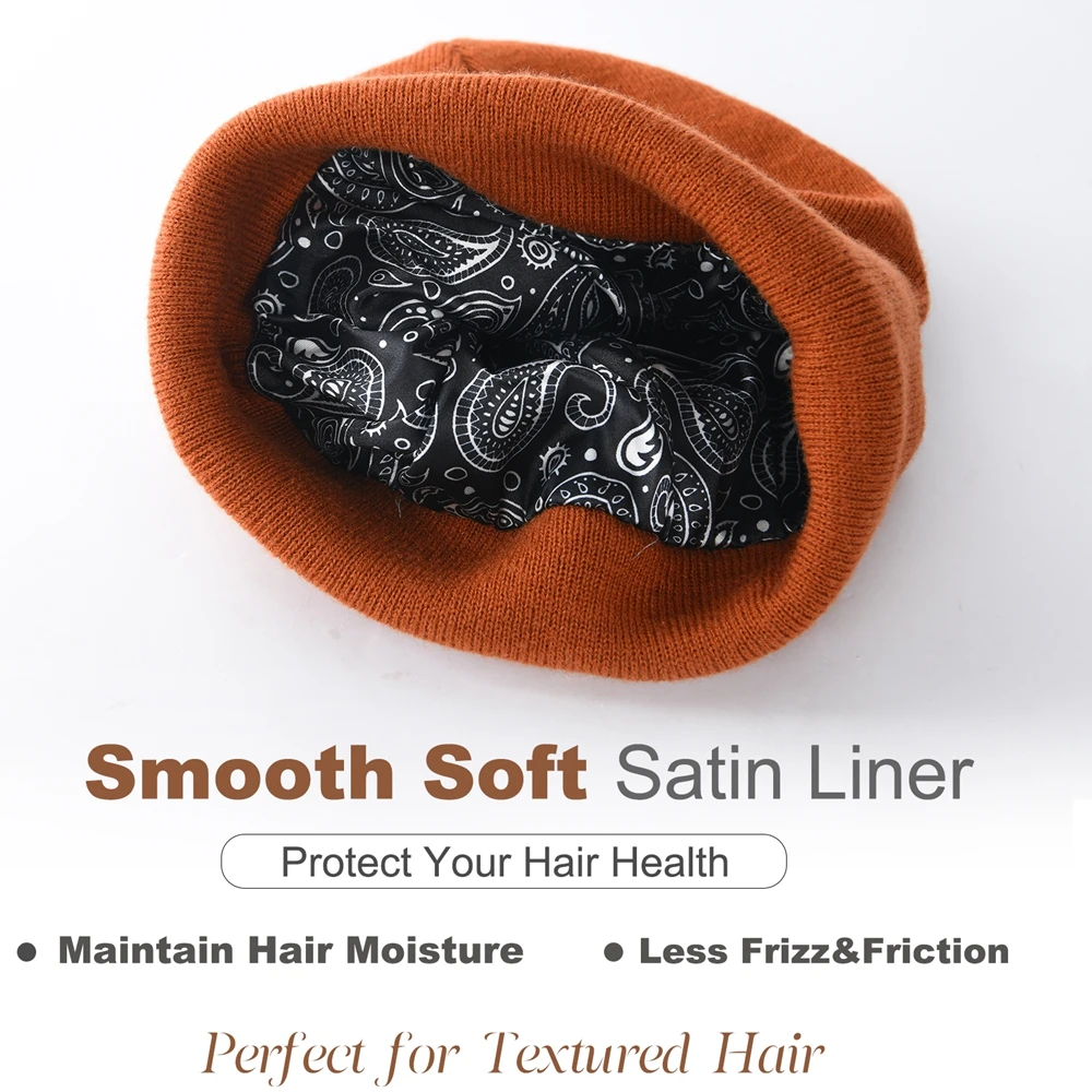 Gorro festoneado, gorro cálido tejido con puño plegable, accesorio de | Accesorios de moda · Omeda.es - Imagen 4