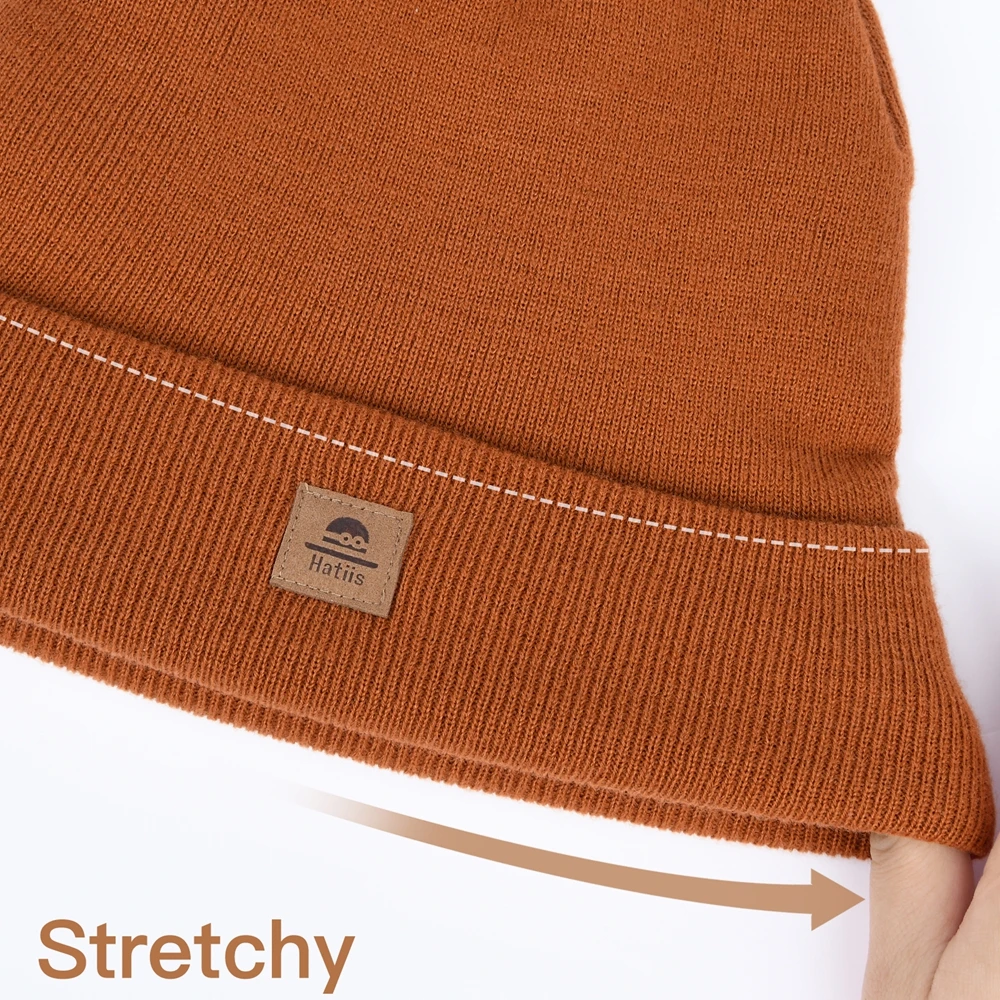 Gorro festoneado, gorro cálido tejido con puño plegable, accesorio de | Accesorios de moda · Omeda.es - Imagen 6