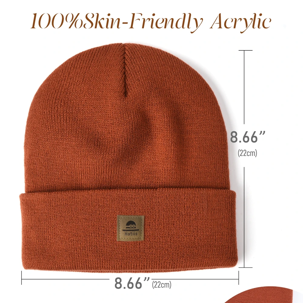 Gorro festoneado, gorro cálido tejido con puño plegable, accesorio de | Accesorios de moda · Omeda.es - Imagen 7