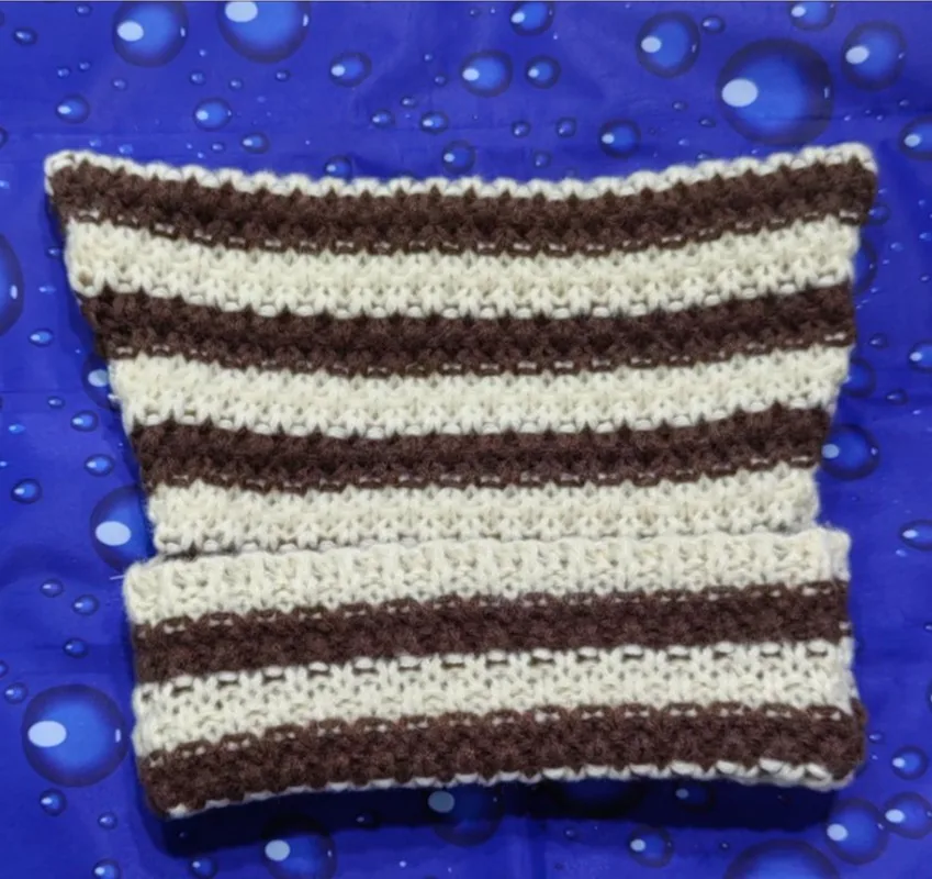 Gorro japonés para mujer, gorro de lana tejido a rayas del pequeño | Accesorios de moda · Omeda.es - Imagen 20